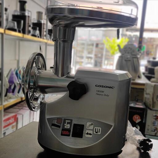 چرخ گوشت پرقدرت مارک گوسونیک 1800وات از کارهای قوی موجود دربازار